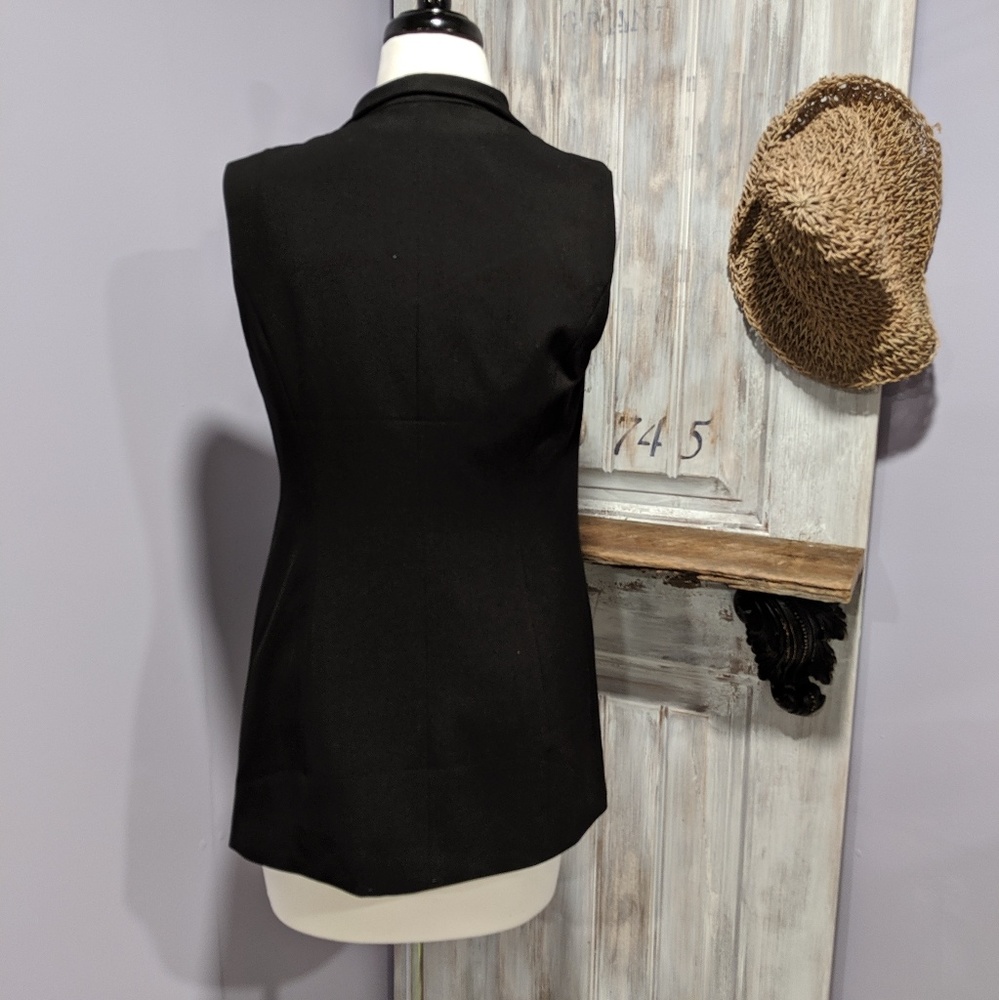 💗SOLD💗WHBM black vest - Picture 3 of 6